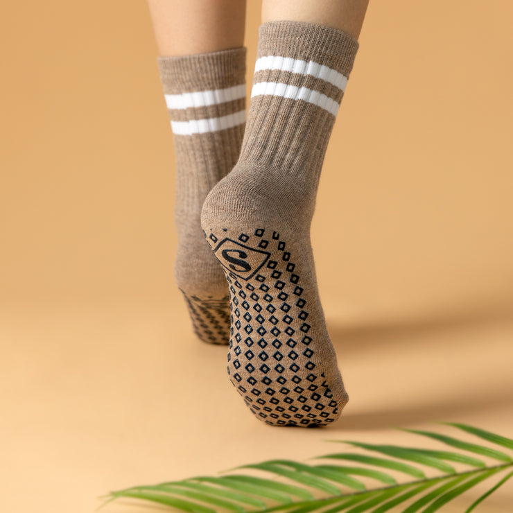 Urban in Beige | Grip Socks