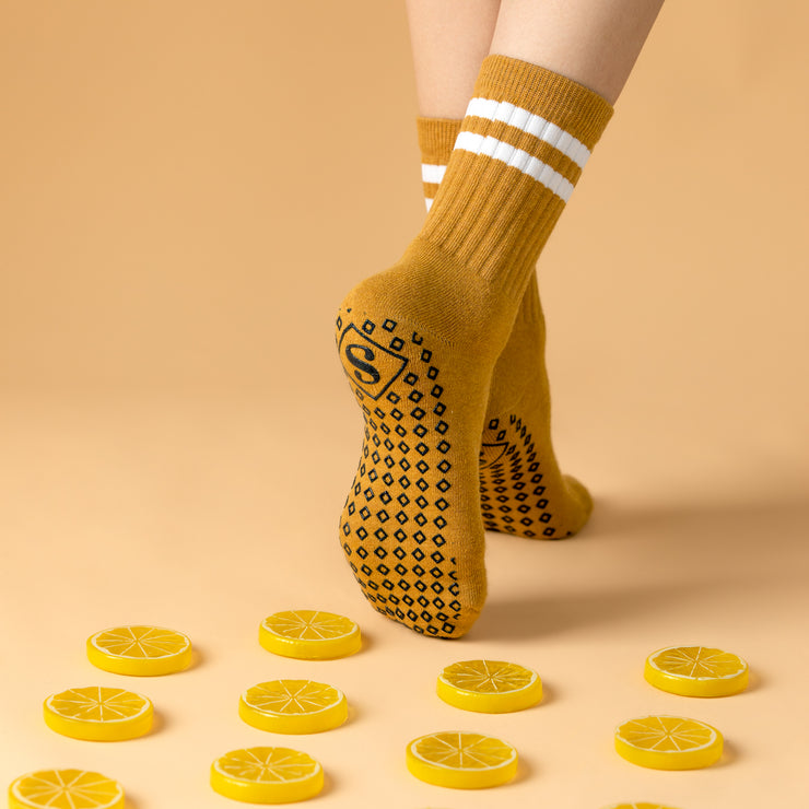 Urban in Mustard | Grip Socks